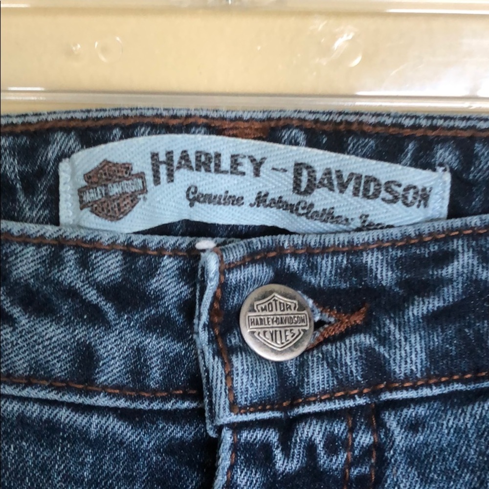NWT Harley Davidson Blue Jeans Size 12. - Picture 3 of 7